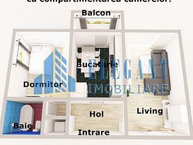 Apartament de vânzare 2 camere în Craiova, Brazda lui Novac