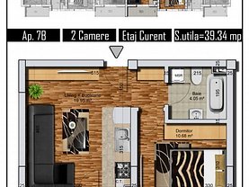 Apartament de vânzare 2 camere, în Bucuresti, zona Militari