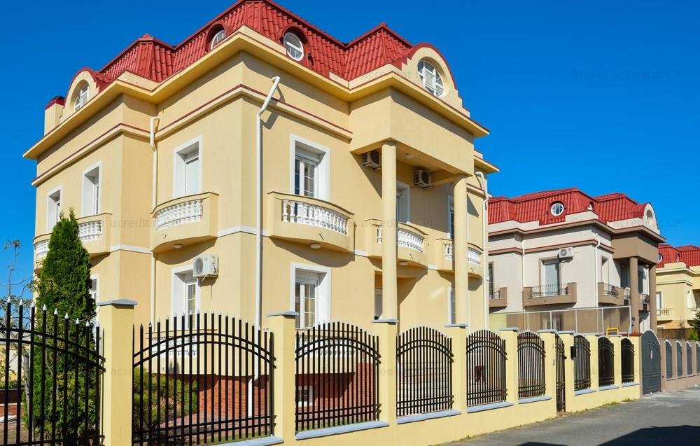 Vila pe colt, cu piscina si loc de joaca