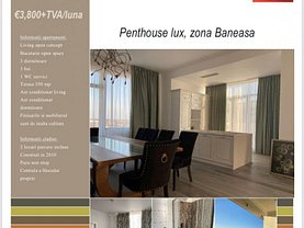Penthouse de închiriat 5 camere, în Bucureşti, zona Iancu Nicolae