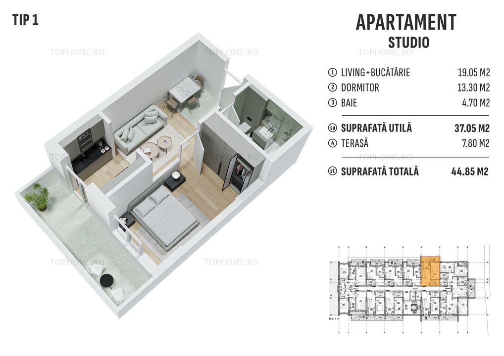 Apartament 2 camere, bloc nou, metrou Berceni