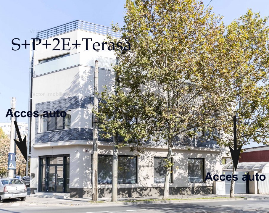 S+P+2+terasa,2020,curte proprie,2 intrari,Birou/Rezidential/Comercial, 940 mpu - imaginea 1