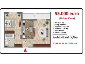 Apartament de vânzare 2 camere, în Bucuresti, zona Aparatorii Patriei