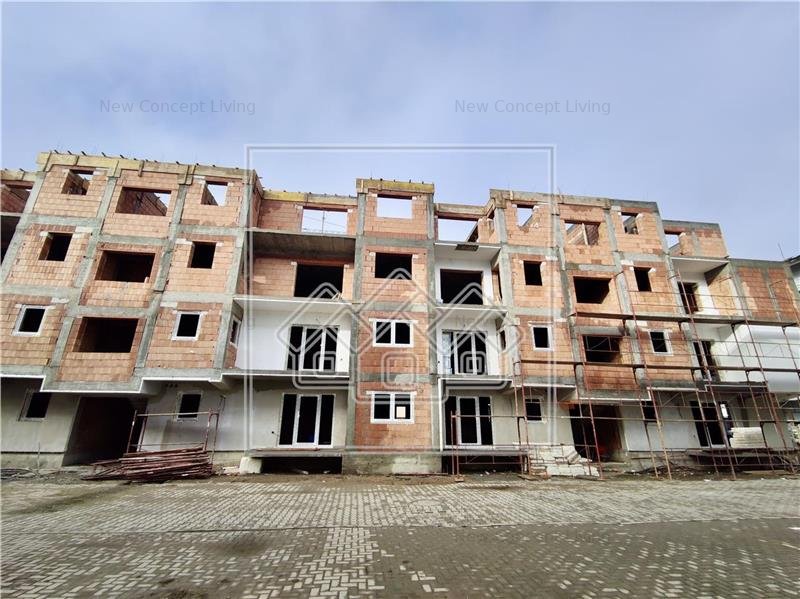 Apartament 3 camere de vanzare in Sibiu -Selimbar- parter inalt,balcon - imaginea 1