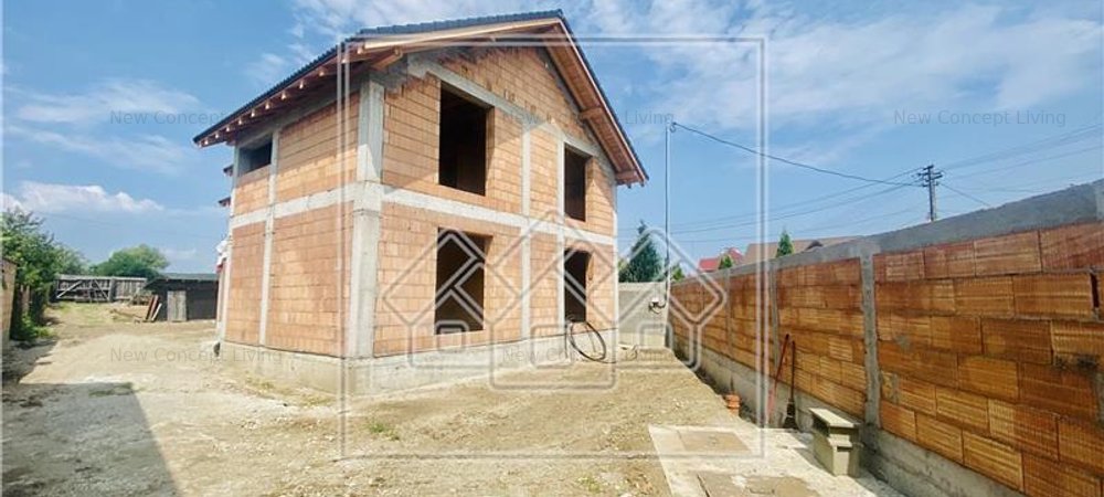 Casa de vanzare in Sibiu - Vestem - individuala - constructie la rosu - imaginea 0 + 1