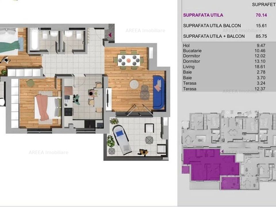 Apartament Otopeni Central