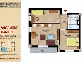 Apartament de vânzare 3 camere, în Iaşi, zona Nicolina