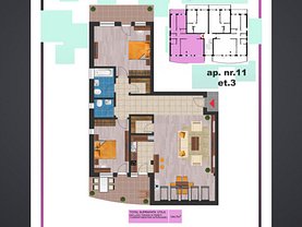 Apartament de vânzare 3 camere, în Arad, zona Parneava