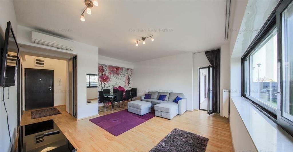 Apartament 3 camere cu gradina si vedere spre piscina, Baneasa Natura Residence