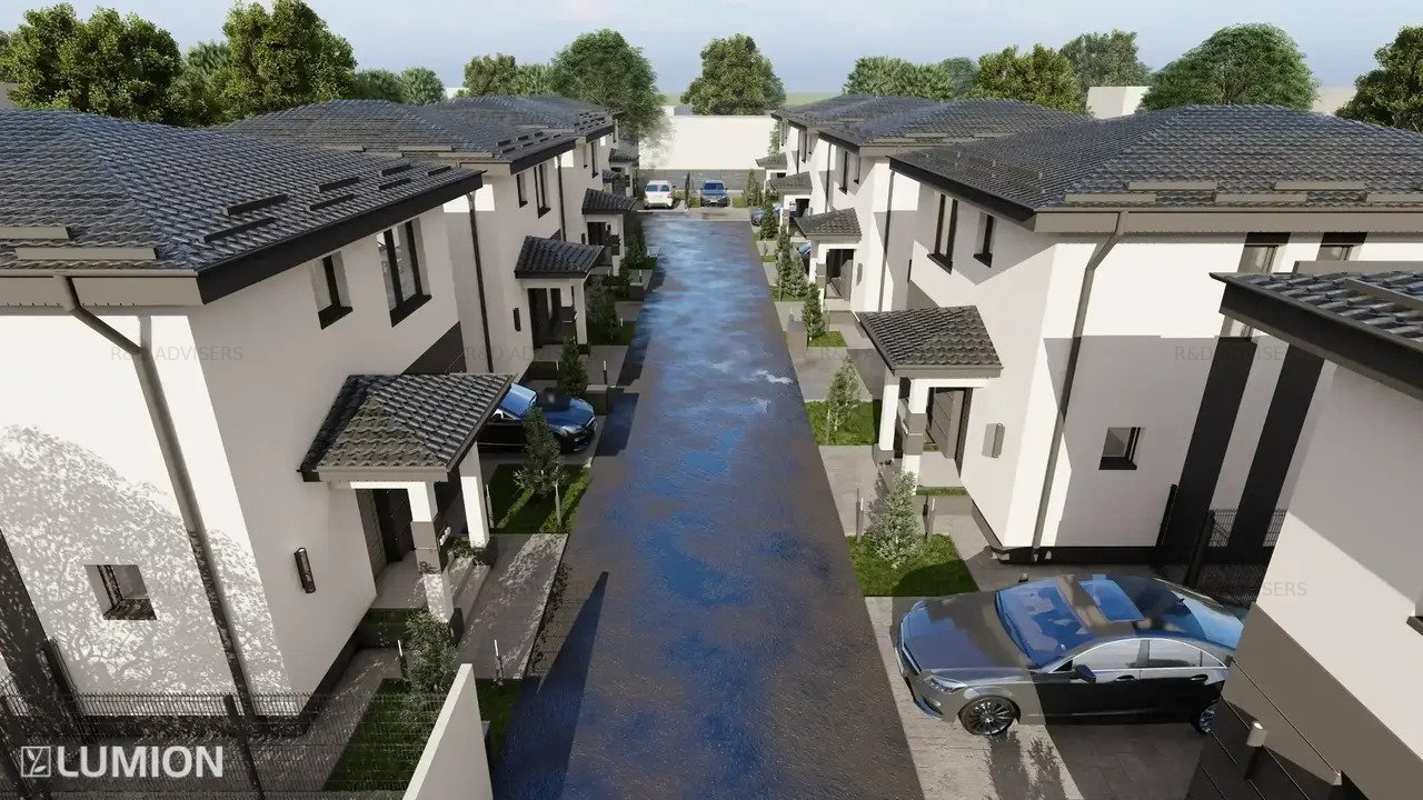 Ansamblu Residential | Vile 4 Camere Afumati I Curte Proprie