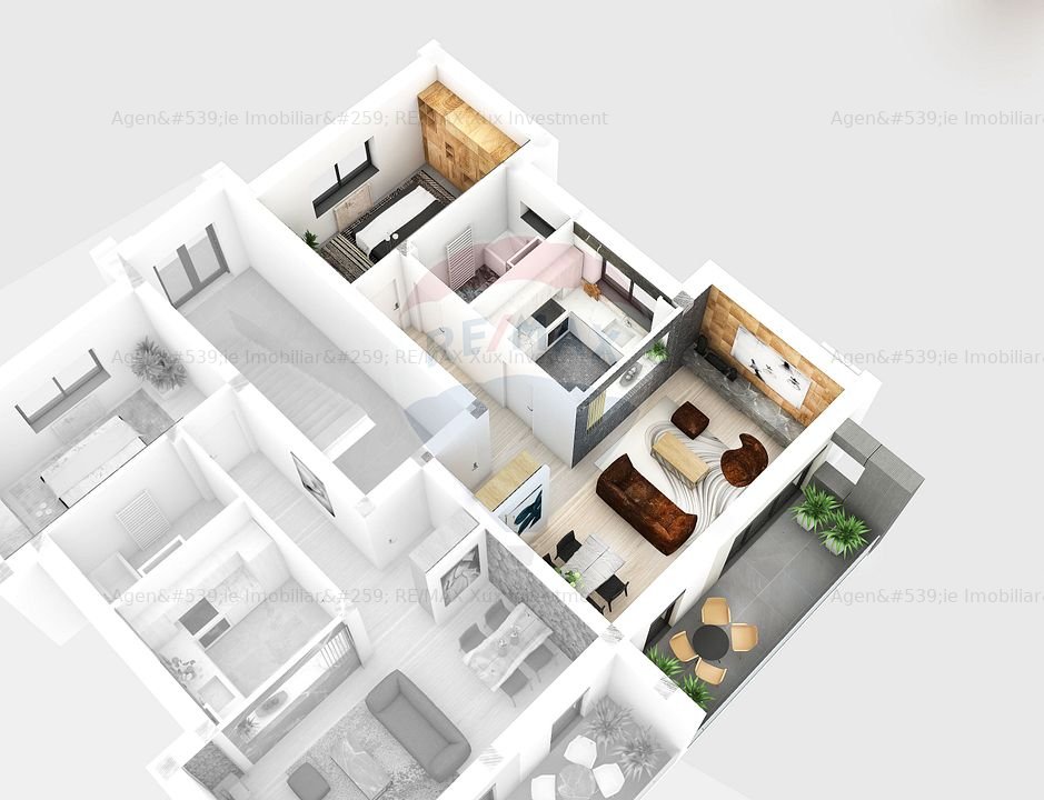 Apartament nou 2 camere - imaginea 3