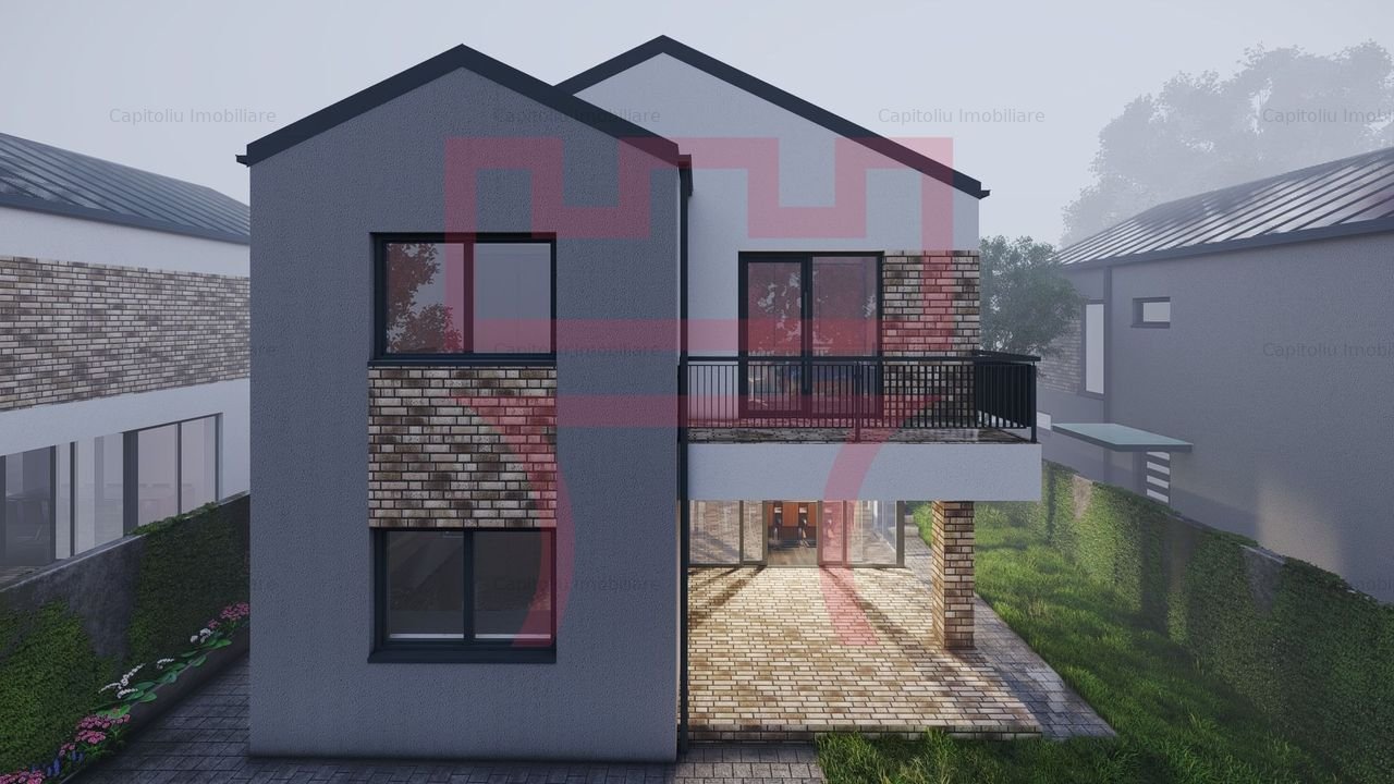 Casa deosebita cu CF Dezmir asfalt utilitati panorama teren 470mp
