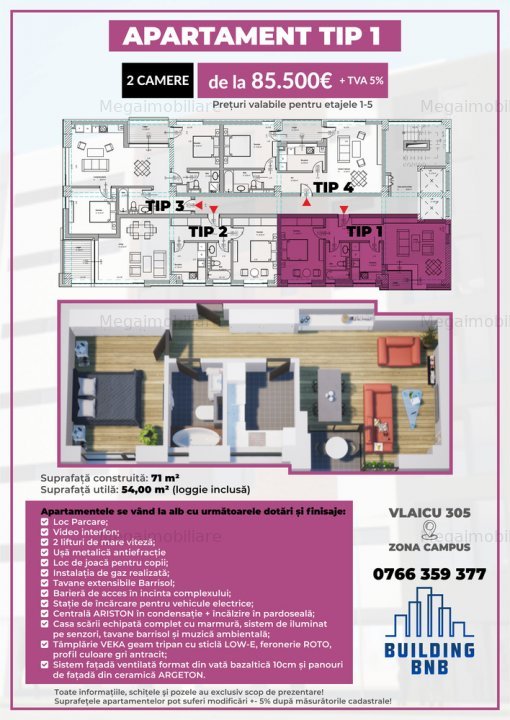 #Vlaicu 305, Premium Residence - Constanța » Apartamente 3 camere - imaginea 23