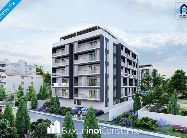 #Apartamente 2 camere, 58m² - Sea Breeze Residence II, Mamaia Nord - imaginea 1