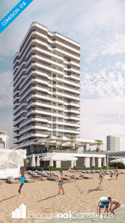 #Apartament la 1m de plajă - Marina Tower, Stațiunea Mamaia - imaginea 0 + 1