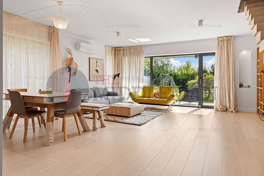 Duplex in ansamblu rezidential cu 3 dormitoare si finisaje moderne - Tunari