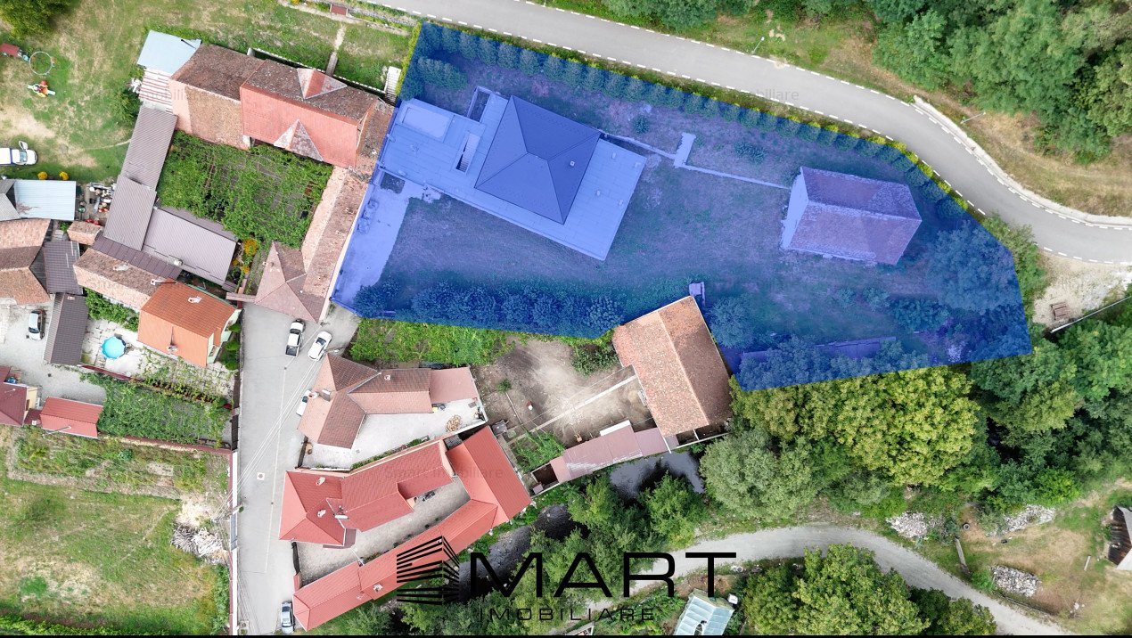 Casa de lux, cu vedere panoramica asupra muntilor, 2600mp teren Gura Raului