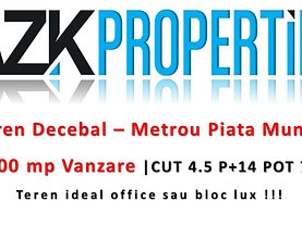 Teren constructii de vânzare, în Bucureşti, zona Decebal
