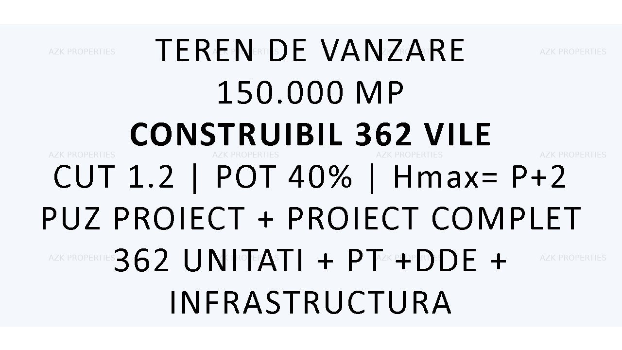 Proiect 362 Vile cu  PUZ + PROIECT + PT+ DEE + AC + Infrastructura - imaginea 1