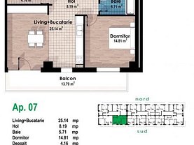 Apartament de vânzare 2 camere în Cluj-Napoca, Europa