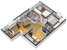 Apartament de vânzare 3 camere în Sibiu, Turnisor
