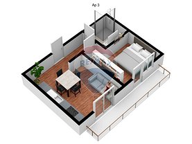 Apartament de vânzare 2 camere în Sibiu, Hipodrom 4
