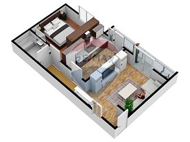 Apartament de vânzare 2 camere în Sibiu, Turnisor