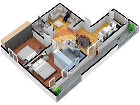 Apartament de vânzare 3 camere în Sibiu, Turnisor