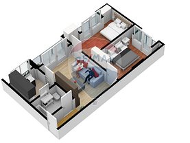 Apartament de vânzare 3 camere în Sibiu, Hipodrom 4