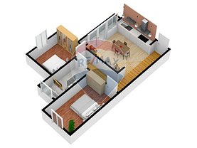 Apartament de vânzare 3 camere în Sibiu, Hipodrom 4