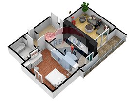 Apartament de vânzare 2 camere în Sibiu, Hipodrom 4