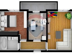 Apartament de vânzare 2 camere în Sibiu, Hipodrom 4