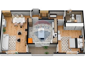 Apartament de vânzare sau de închiriat 2 camere, în Sibiu, zona Mihai Viteazul