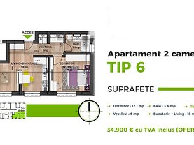 Apartament de vânzare 2 camere, în Bucuresti, zona Militari