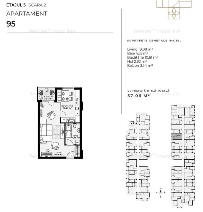 Apartament 1 camera, bloc nou, Sopor - imaginea 3