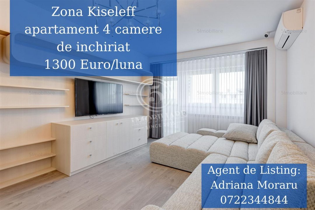 Arcul de Triumf Averescu-Apartament 4 camere de inchiriat- prima Inchiriere