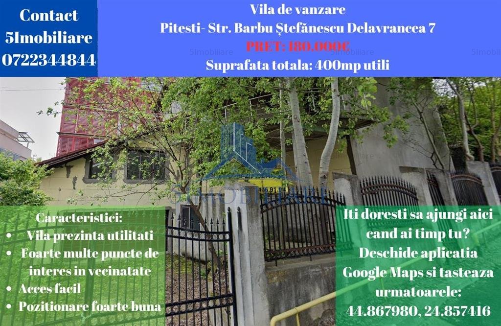 Ultracentral- Casa de Vanzare- 400 mp utili