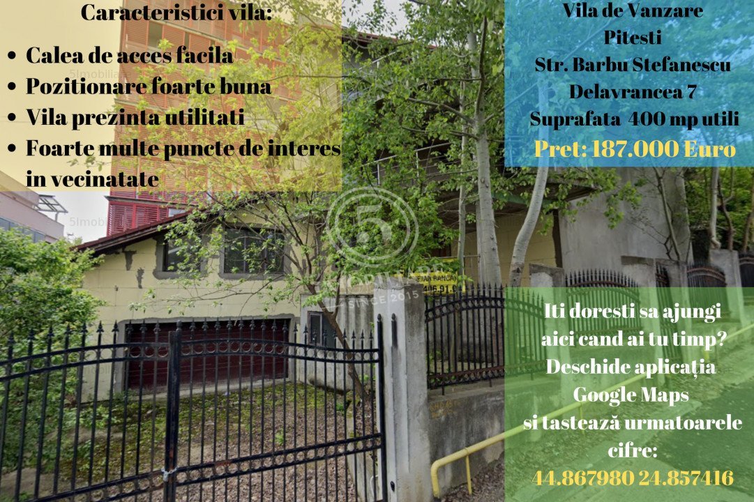 Ultracentral- Casa de Vanzare- 400 mp utili