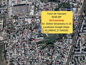 Teren constructii de vânzare, în Brăila, zona Central