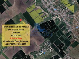 Teren constructii de vânzare, în Clinceni, zona Central