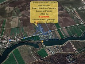 Teren constructii de vânzare, în Moara Vlasiei, zona Central