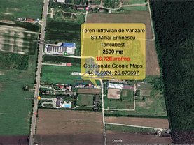 Teren constructii de vânzare, în Tâncăbeşti, zona Central