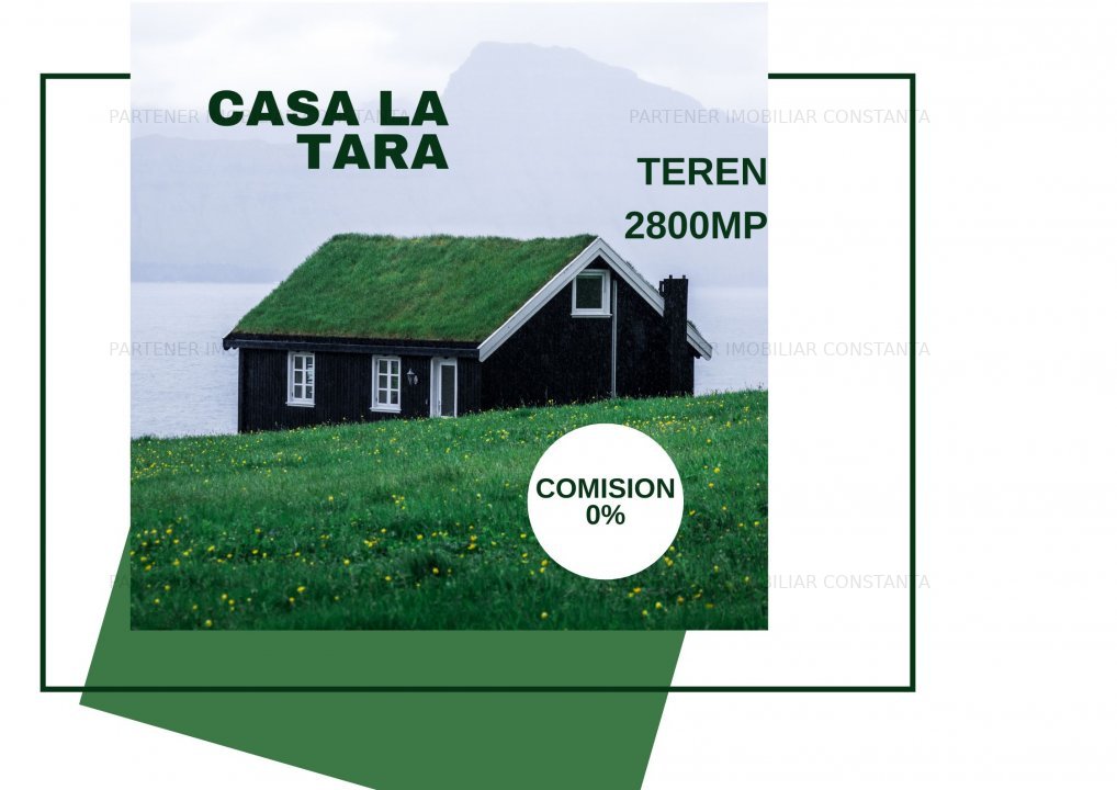 Casa la tara - doar 50 km de Constanta