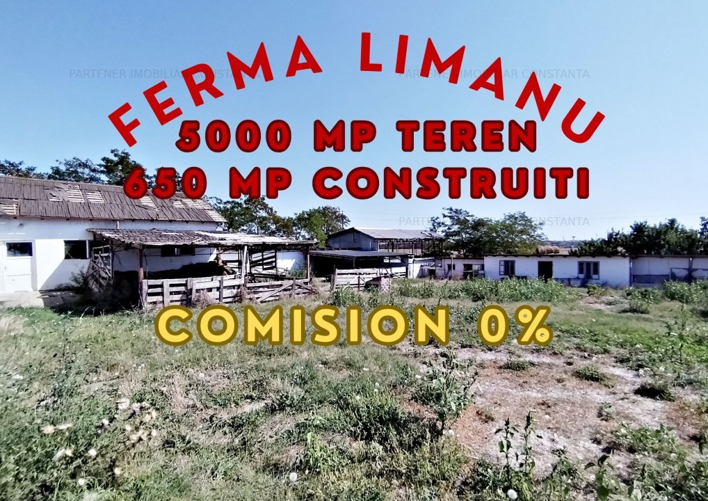 Ferma de vanzare in Limanu