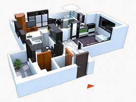 Apartament de vânzare 2 camere în Pitesti, Negru Voda