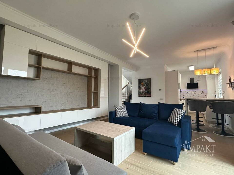Duplex Modern cu 5 camere, grădină și balcoane, la prima închiriere