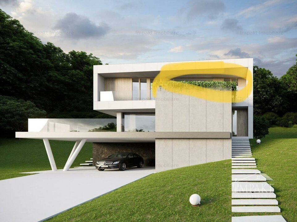 Casa individuala cu teren de 1218mp si o priveliste spectaculoasa in Sat Gheorgh