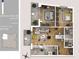 Apartament de vânzare 3 camere, în Bucureşti, zona P-ţa Victoriei