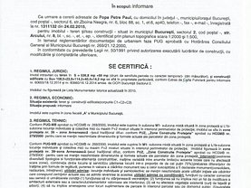 Teren constructii de vânzare, în Bucuresti, zona Rosetti