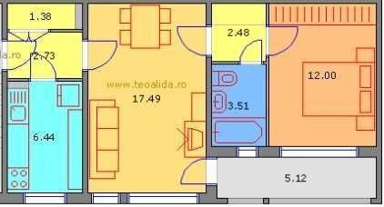 Apartament 2 camere de vanzare Baba Novac IOR